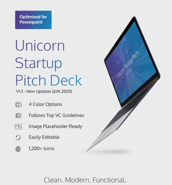 Unicorn Startup Pitch Deck PowerPoint